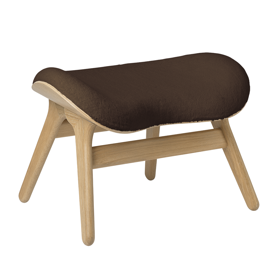 UMAGE A Conversation Piece Ottoman, Oak