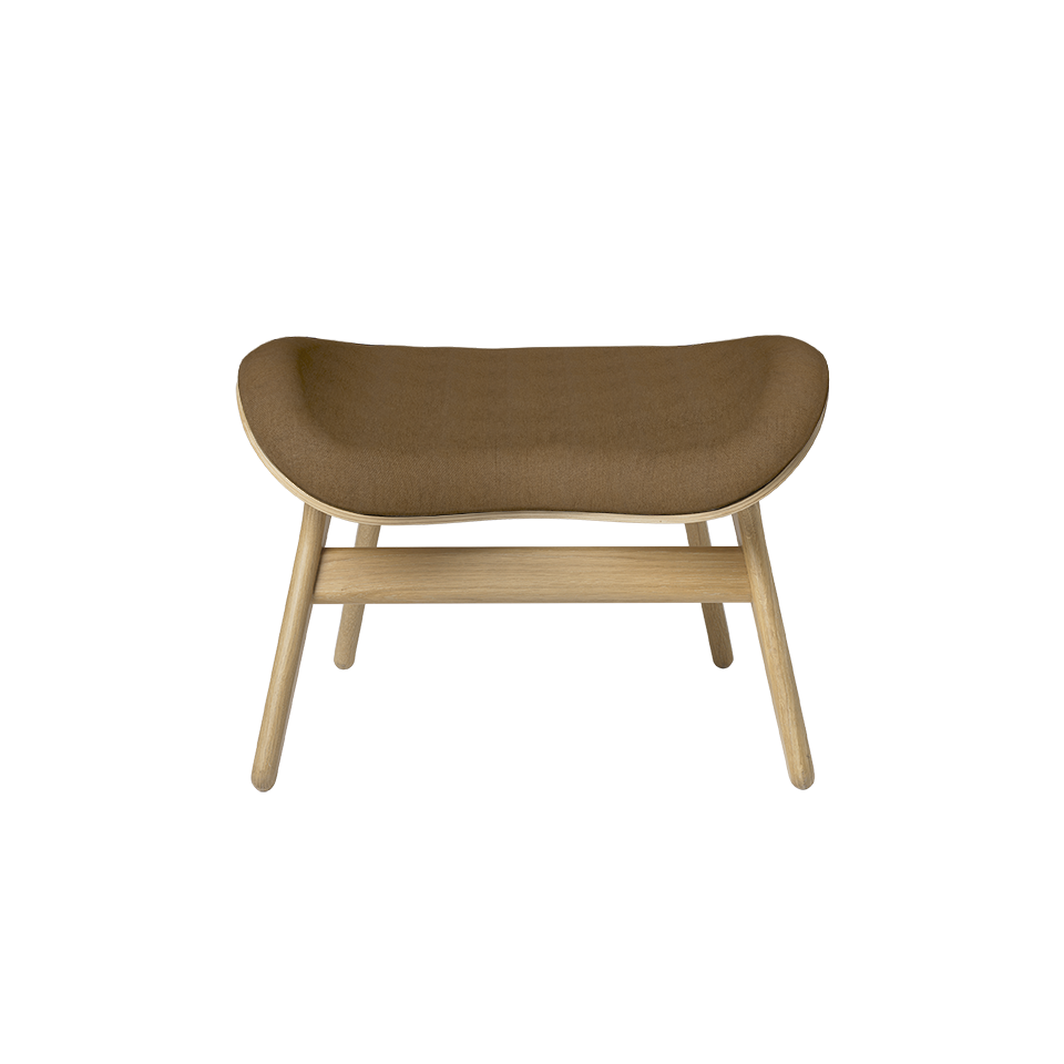 UMAGE A Conversation Piece Ottoman, Oak
