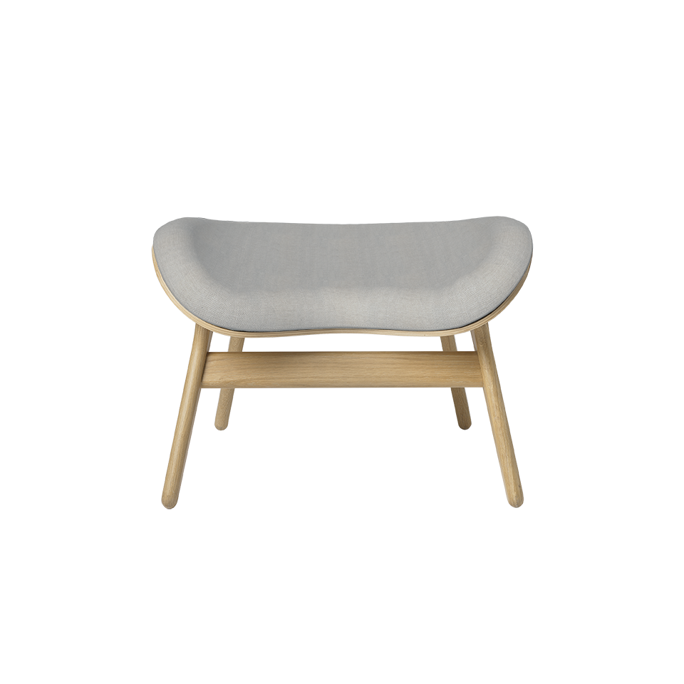UMAGE A Conversation Piece Ottoman, Oak