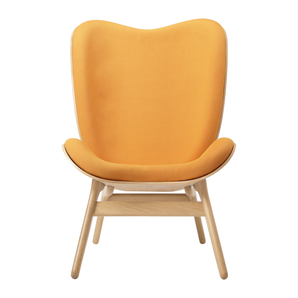 UMAGE A Conversation Piece Lounge Chair, Tall, Oak
