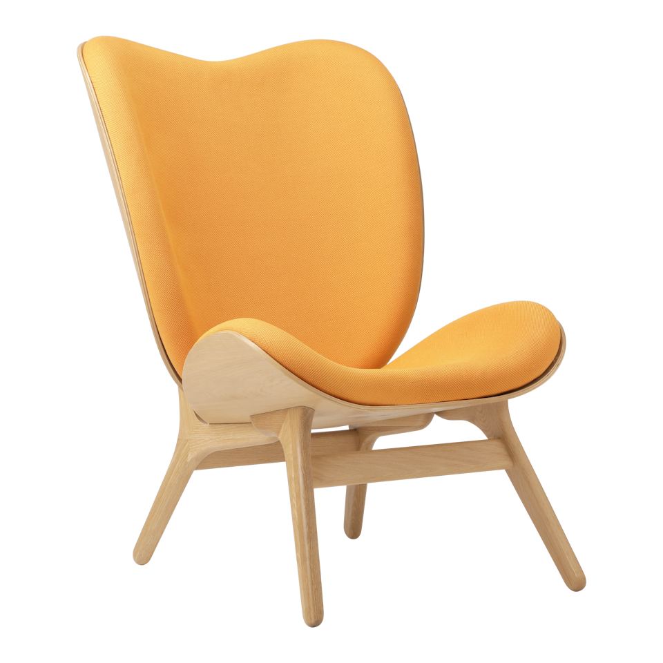 UMAGE A Conversation Piece Lounge Chair, Tall, Oak