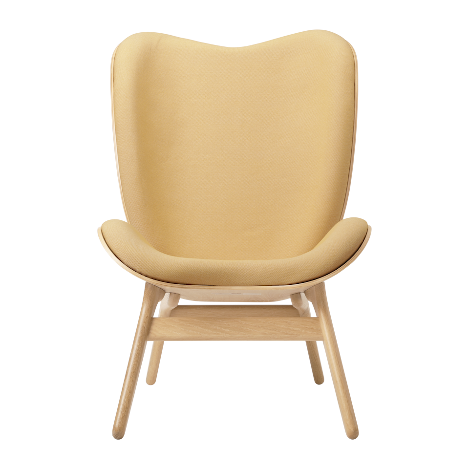 UMAGE A Conversation Piece Lounge Chair, Tall, Oak