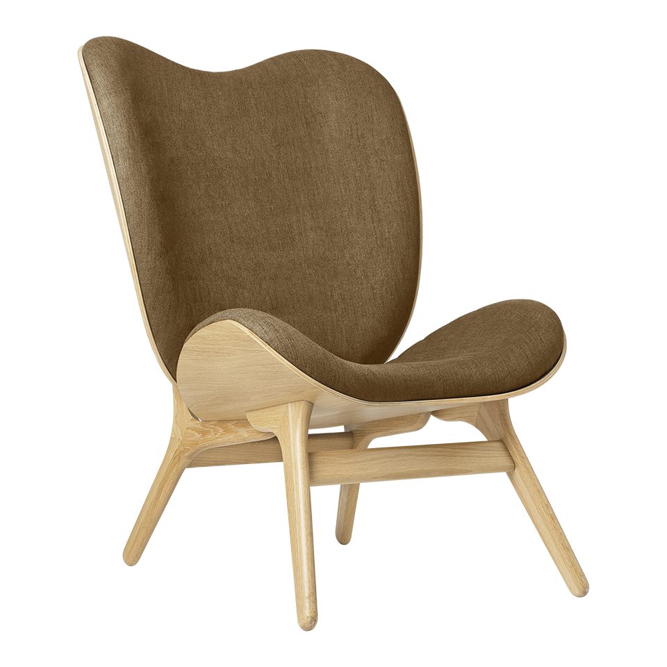 UMAGE A Conversation Piece Lounge Chair, Tall, Oak