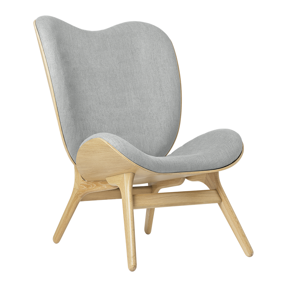 UMAGE A Conversation Piece Lounge Chair, Tall, Oak