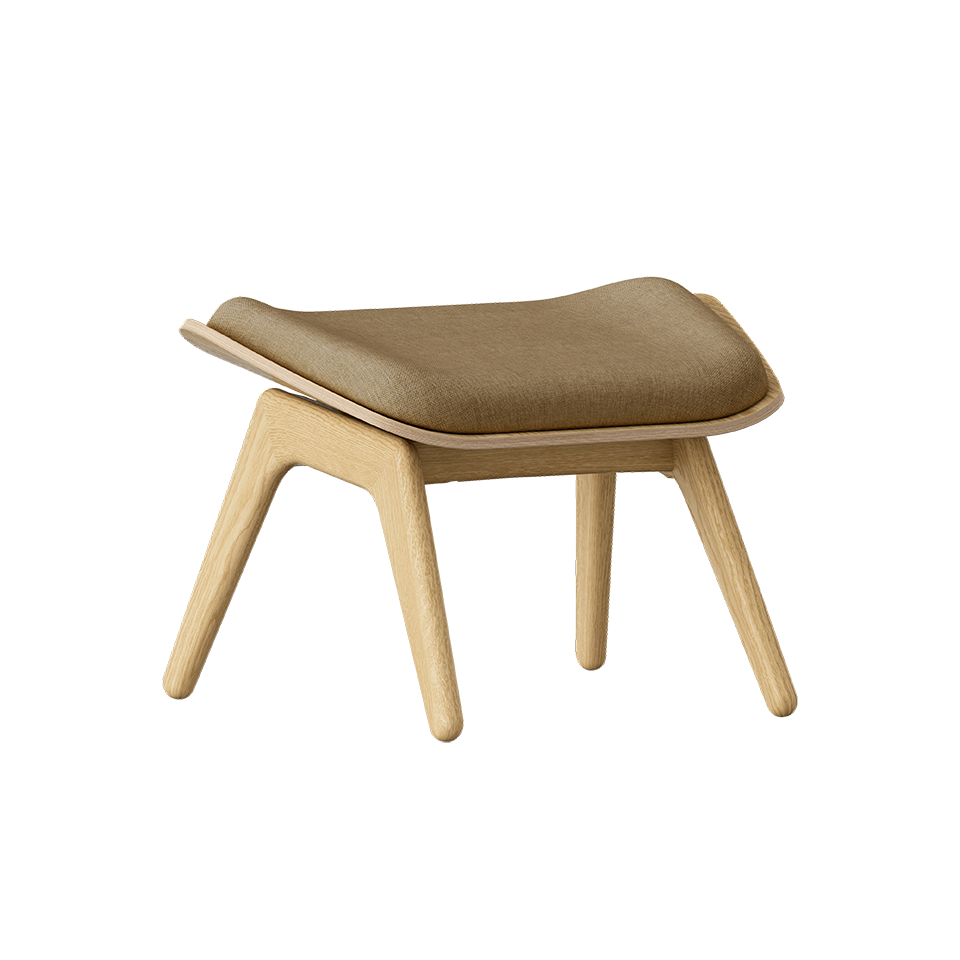 UMAGE The Reader Ottoman, Oak