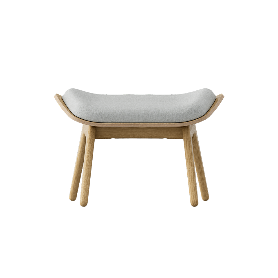 UMAGE The Reader Ottoman, Oak