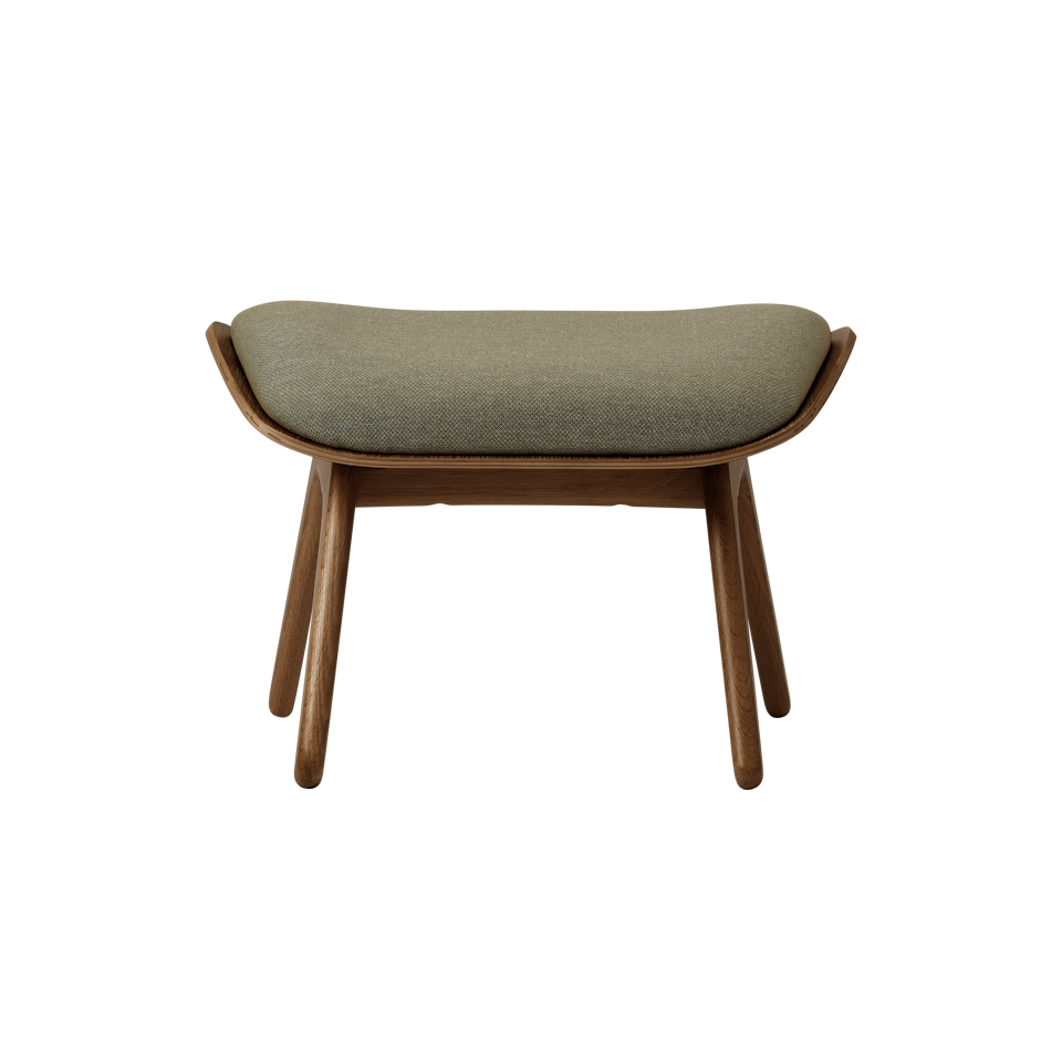 UMAGE The Reader Ottoman, Dark Oak