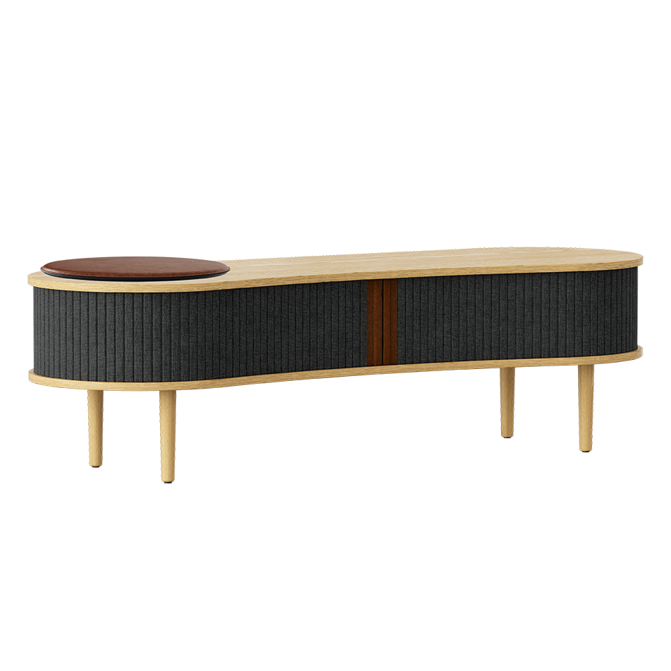 UMAGE Audacious TV bench, Oak
