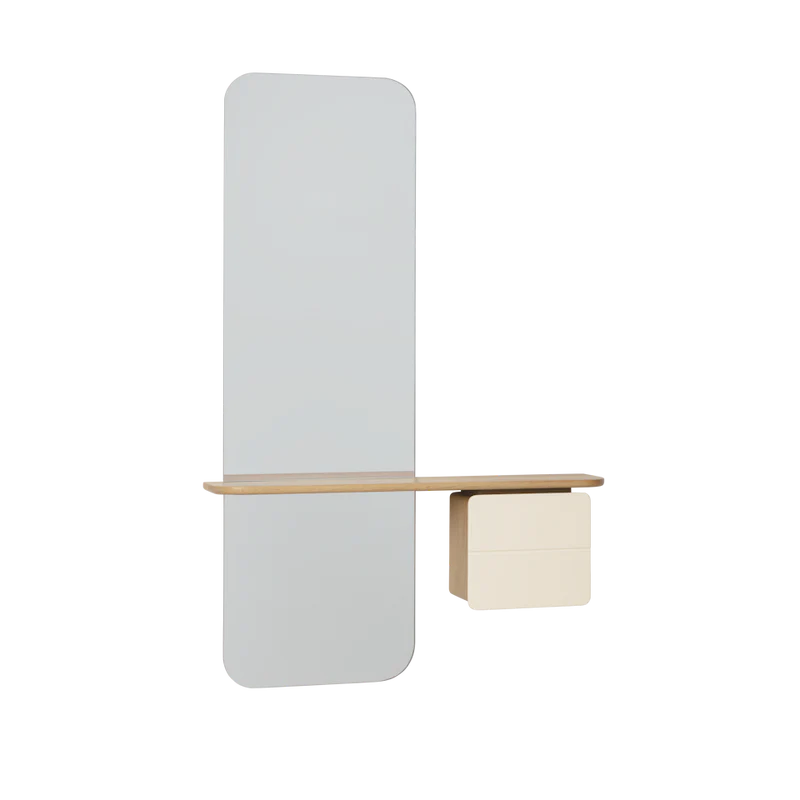 UMAGE One More Look Mirror, Oak