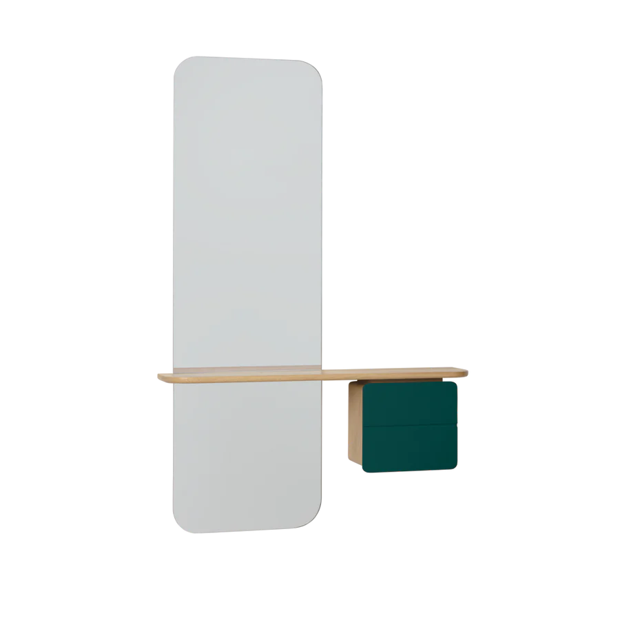 UMAGE One More Look Mirror, Oak
