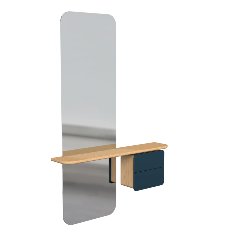 UMAGE One More Look Mirror, Oak