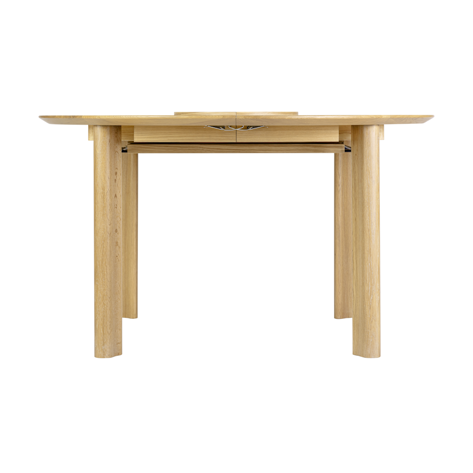 UMAGE Comfort Circle Dining Table with Extension, Oak