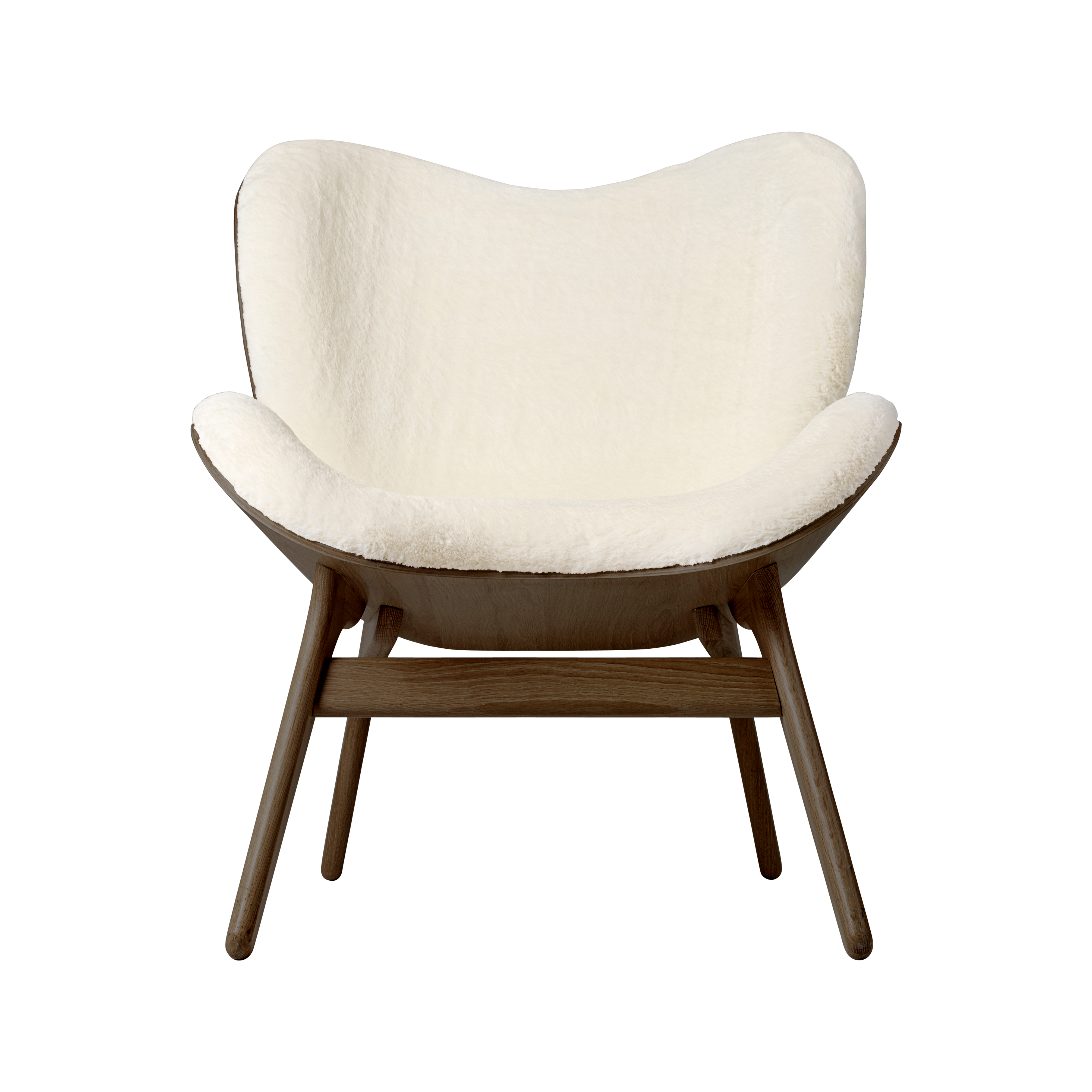 UMAGE A Conversation Piece Lounge Chair, Low, Dark Oak