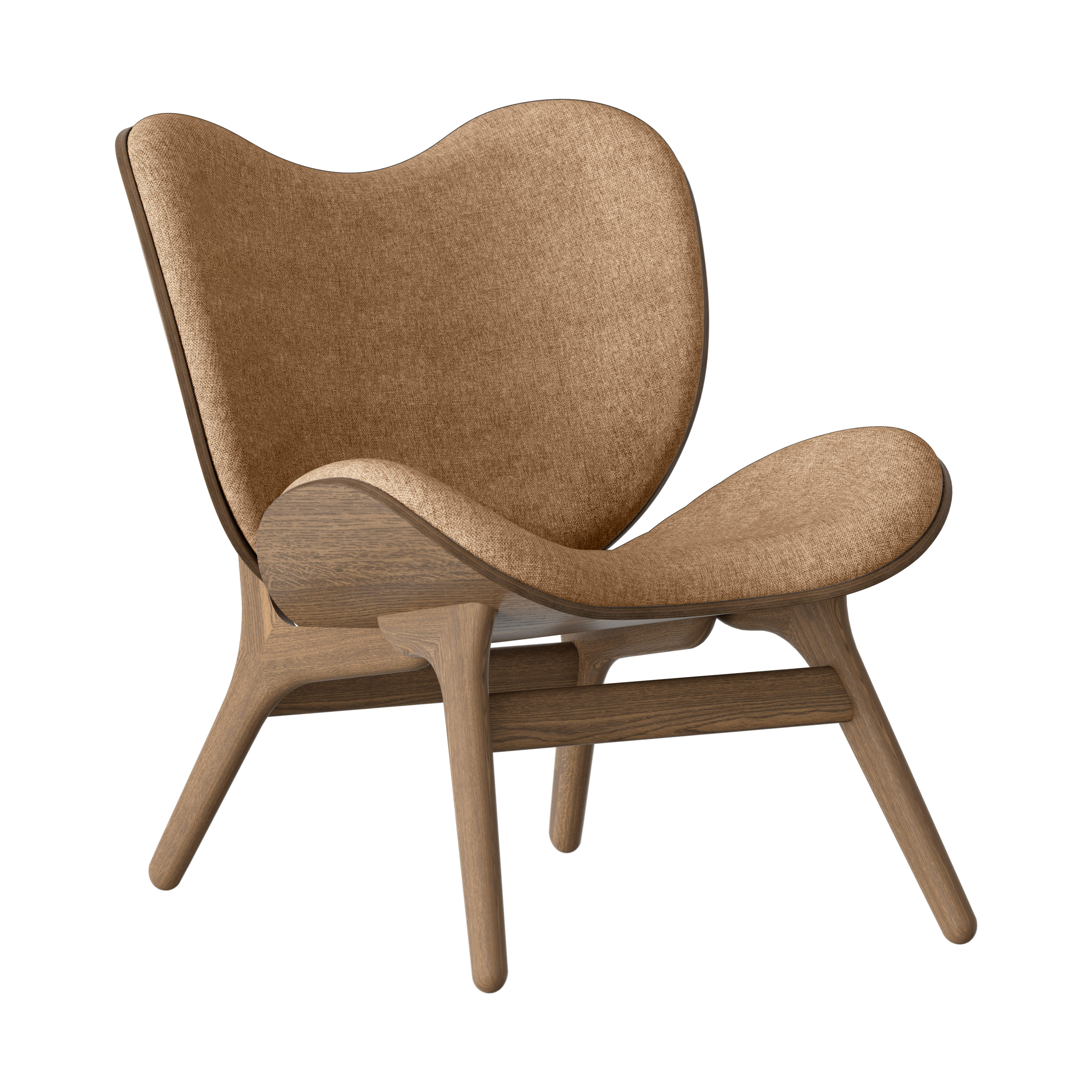 UMAGE A Conversation Piece Lounge Chair, Low, Dark Oak