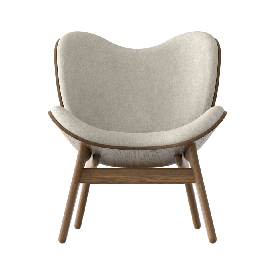 UMAGE A Conversation Piece Lounge Chair, Low, Dark Oak