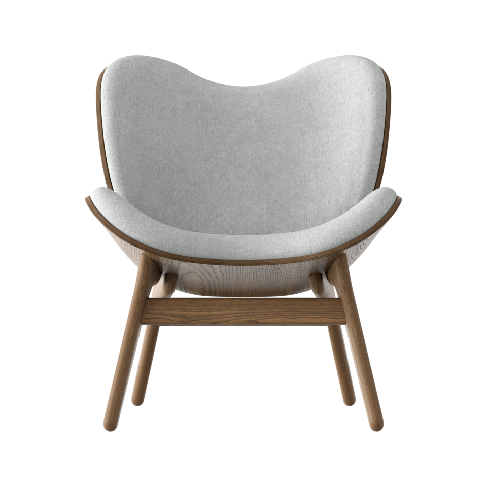 UMAGE A Conversation Piece Lounge Chair, Low, Dark Oak