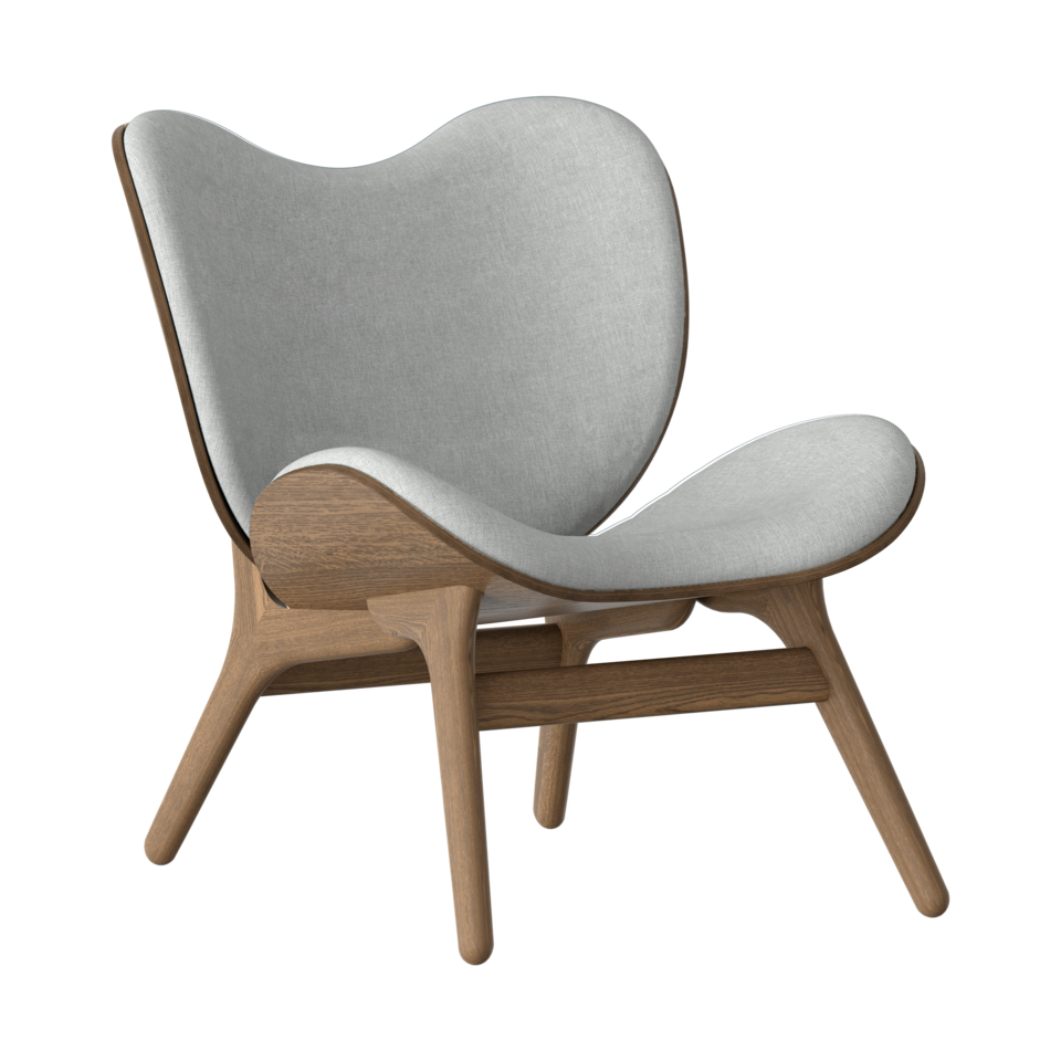 UMAGE A Conversation Piece Lounge Chair, Low, Dark Oak