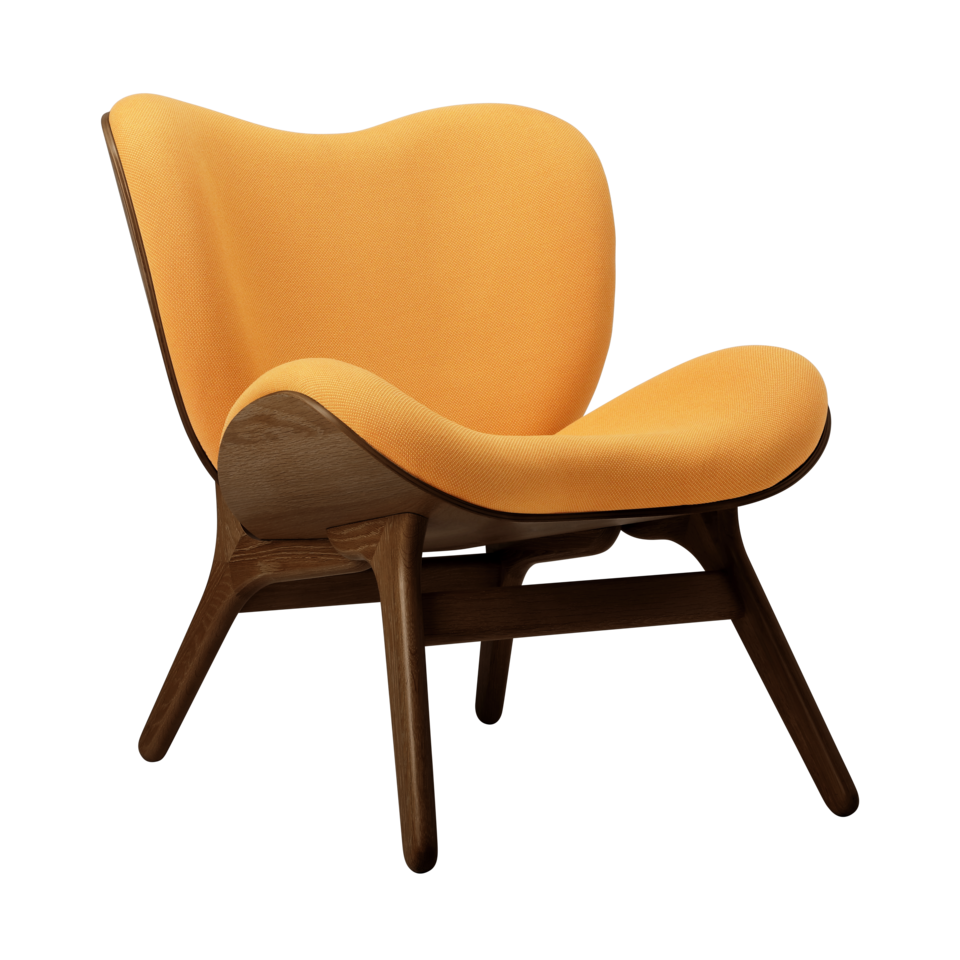 UMAGE A Conversation Piece Lounge Chair, Low, Dark Oak