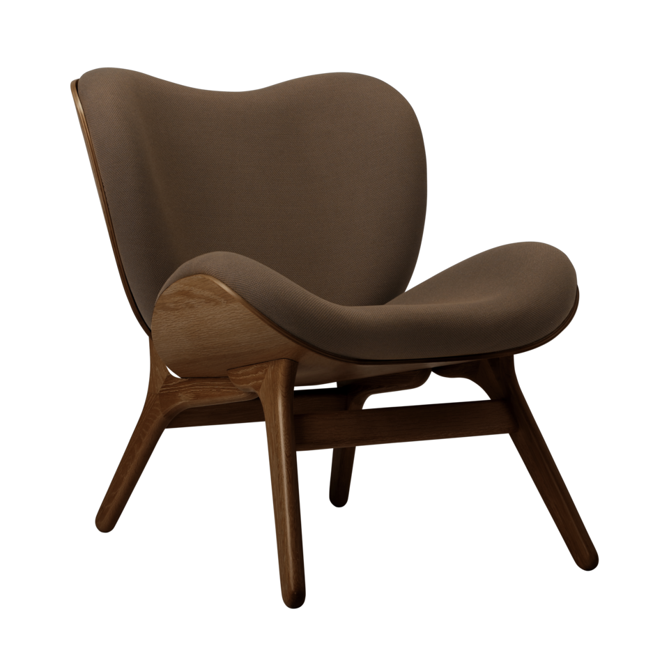 UMAGE A Conversation Piece Lounge Chair, Low, Dark Oak