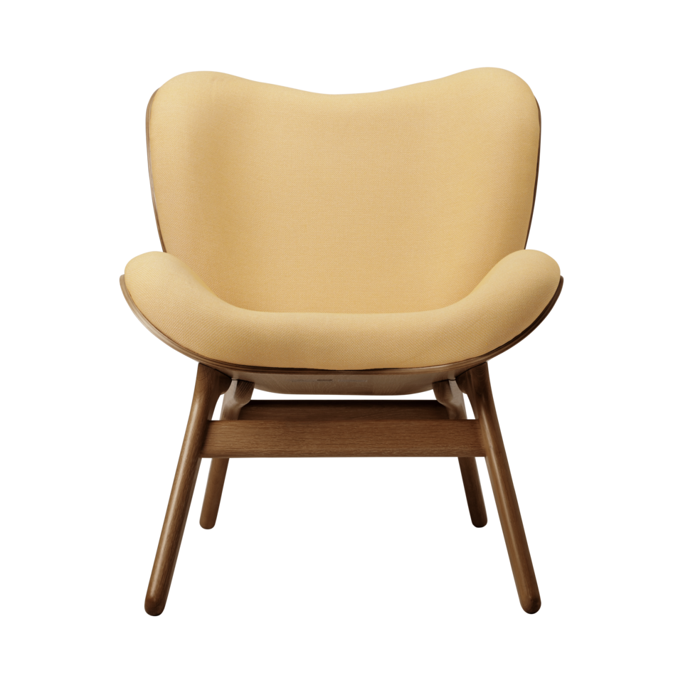 UMAGE A Conversation Piece Lounge Chair, Low, Dark Oak