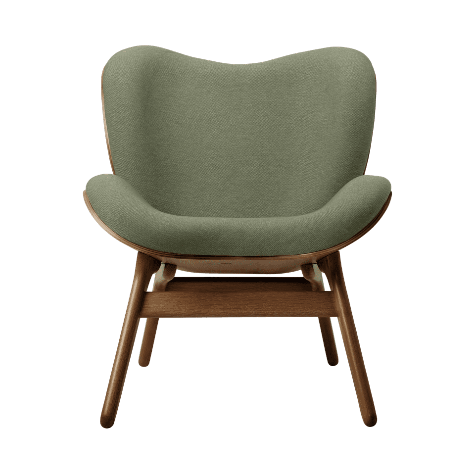 UMAGE A Conversation Piece Lounge Chair, Low, Dark Oak