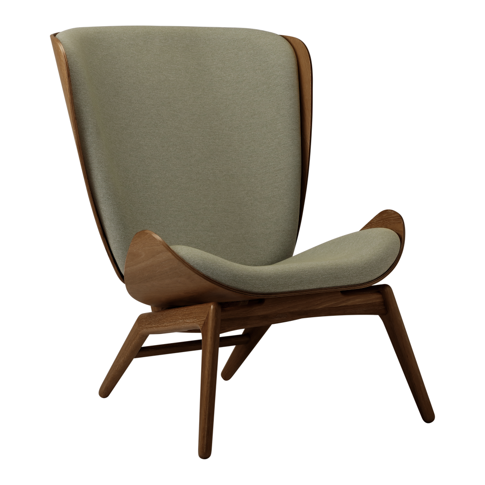 UMAGE The Reader Wing Chair, Dark Oak