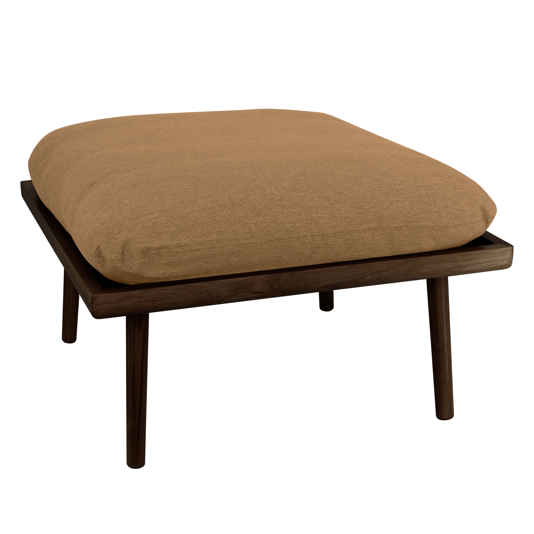 UMAGE Lounge Around Shuffle Ottoman, Dark Oak
