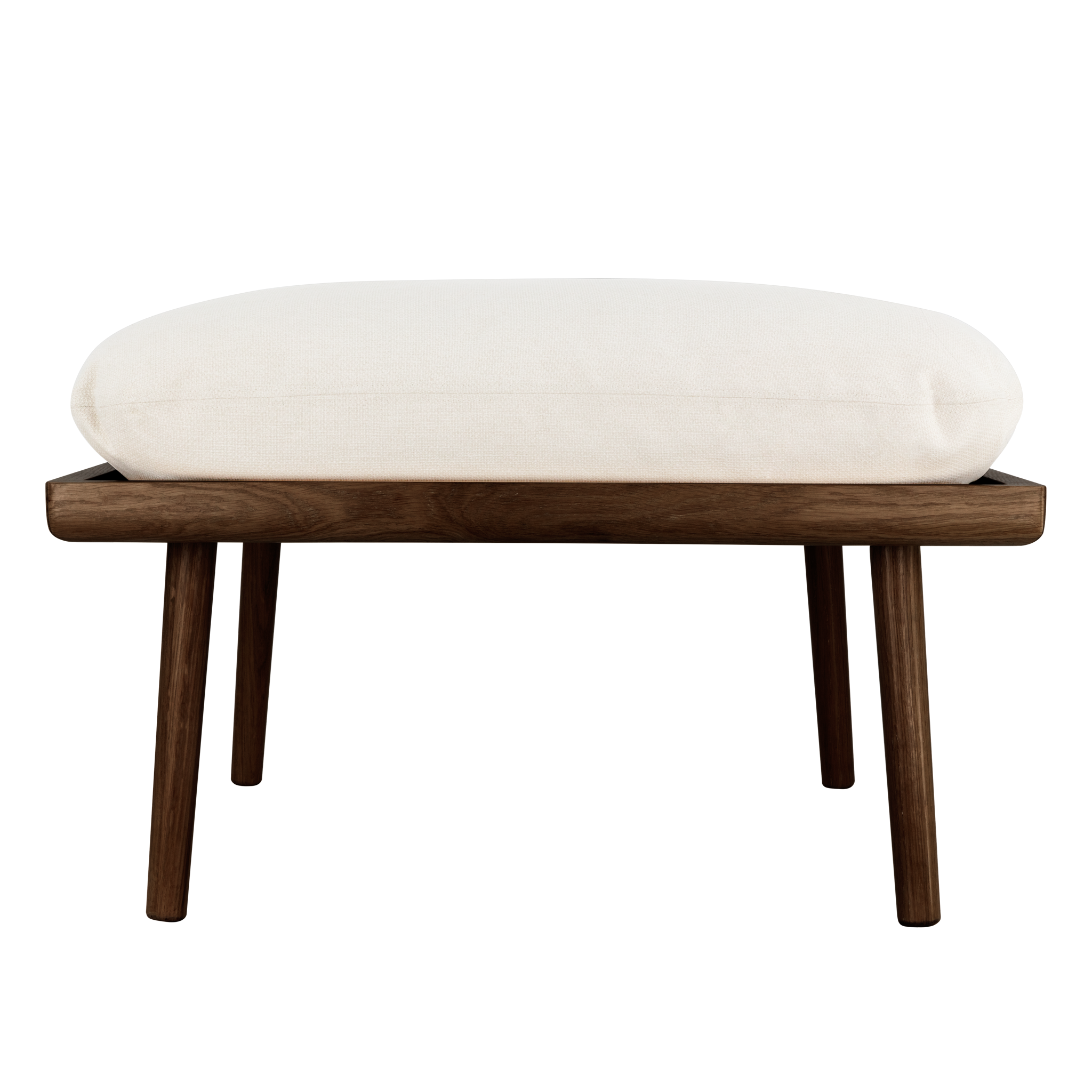 UMAGE Lounge Around Shuffle Ottoman, Dark Oak