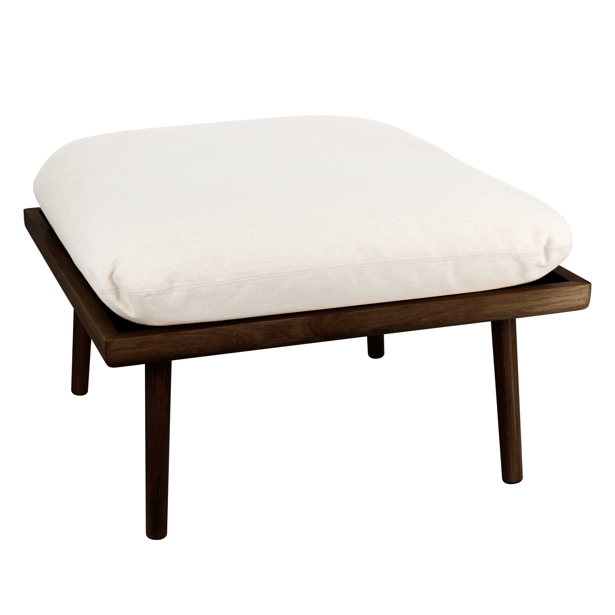 UMAGE Lounge Around Shuffle Ottoman, Dark Oak