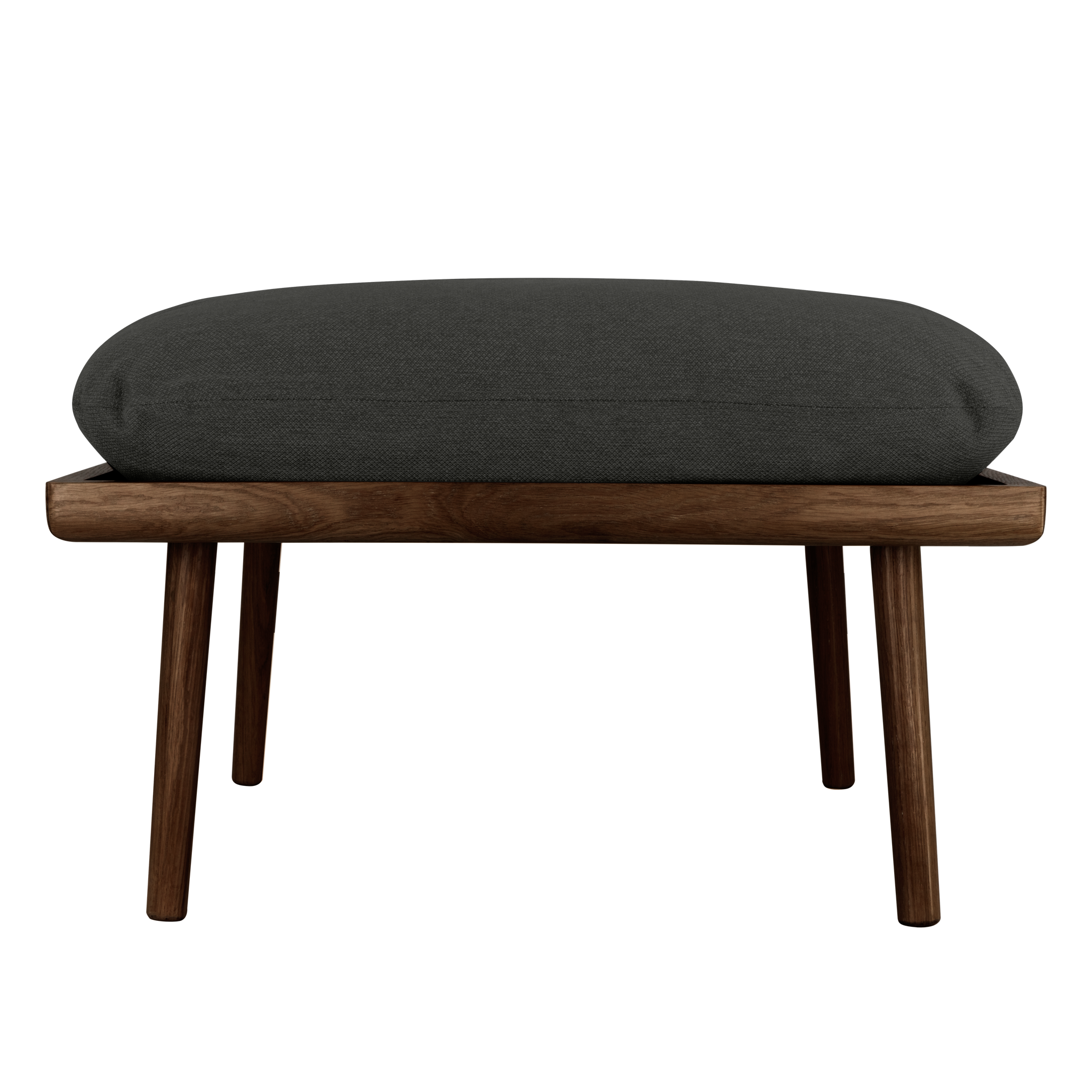 UMAGE Lounge Around Shuffle Ottoman, Dark Oak