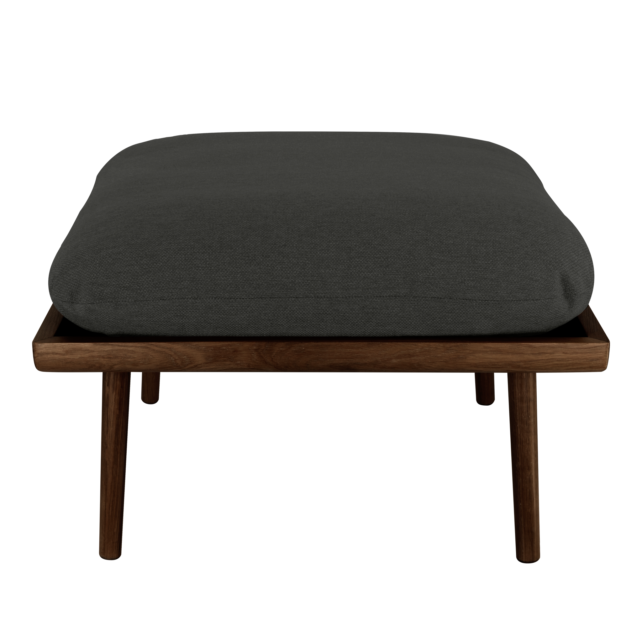 UMAGE Lounge Around Shuffle Ottoman, Dark Oak