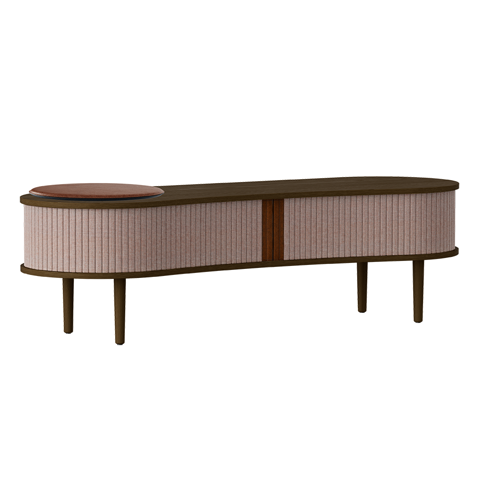 UMAGE Audacious TV bench, Dark Oak