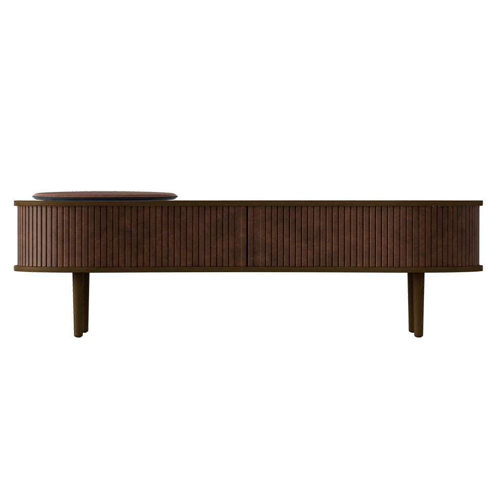UMAGE Audacious TV bench, Dark Oak