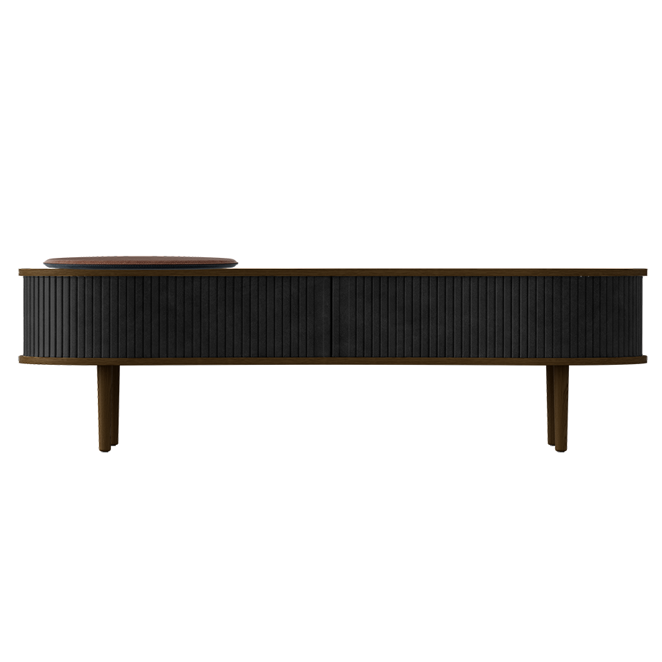 UMAGE Audacious TV bench, Dark Oak