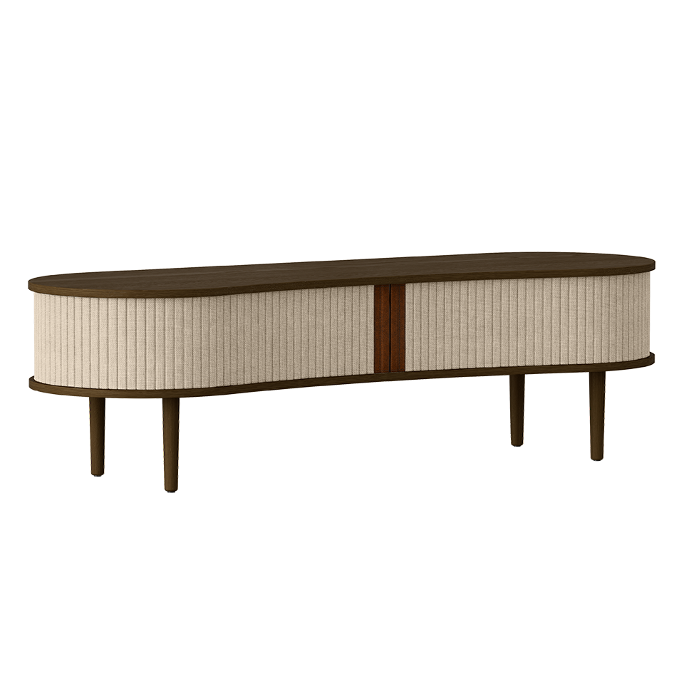 UMAGE Audacious TV bench, Dark Oak