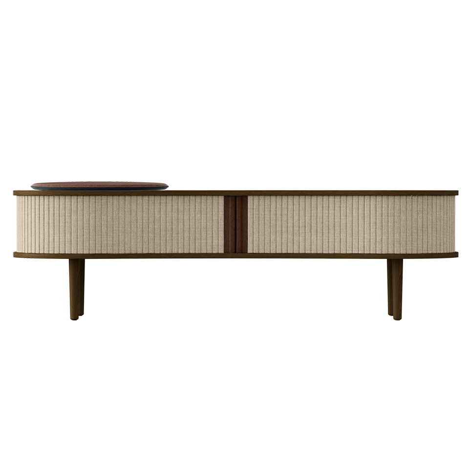 UMAGE Audacious TV bench, Dark Oak