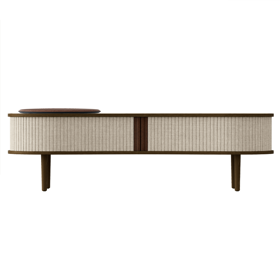 UMAGE Audacious TV bench, Dark Oak