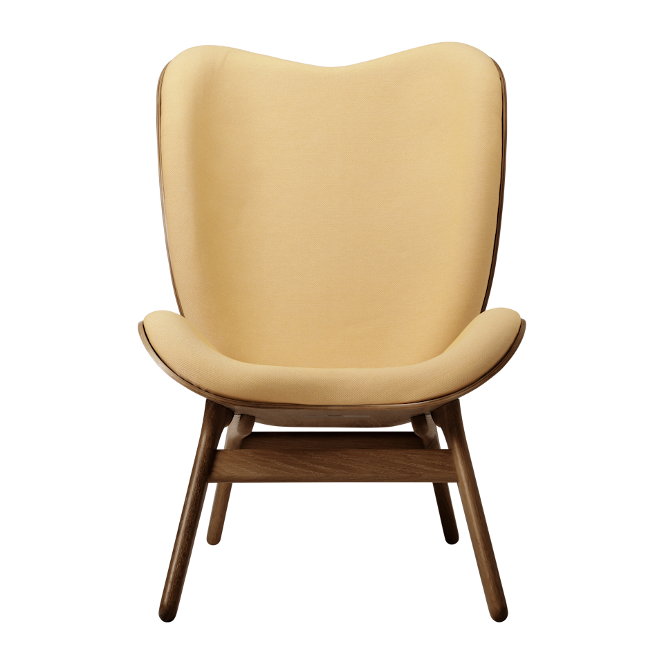 UMAGE A Conversation Piece Lounge Chair, Tall, Dark Oak