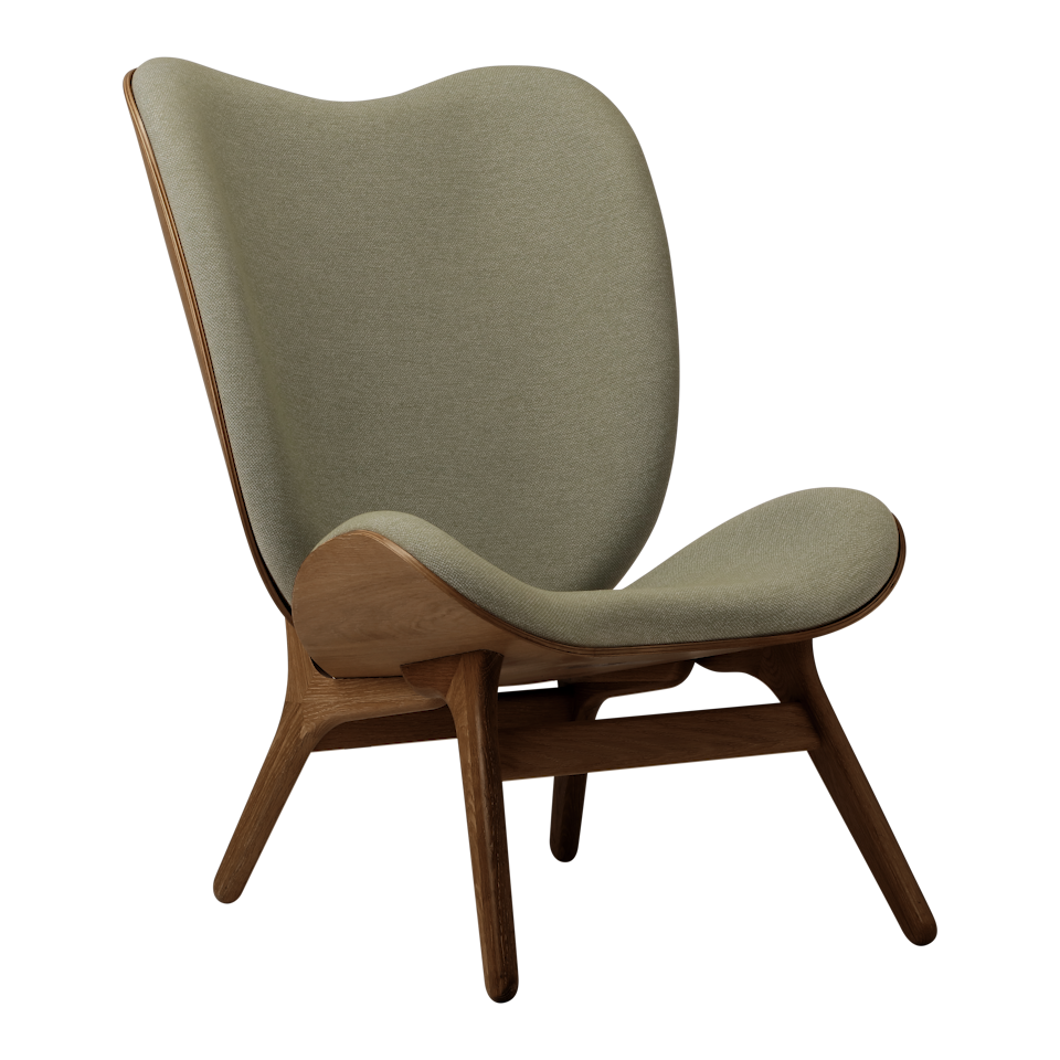 UMAGE A Conversation Piece Lounge Chair, Tall, Dark Oak