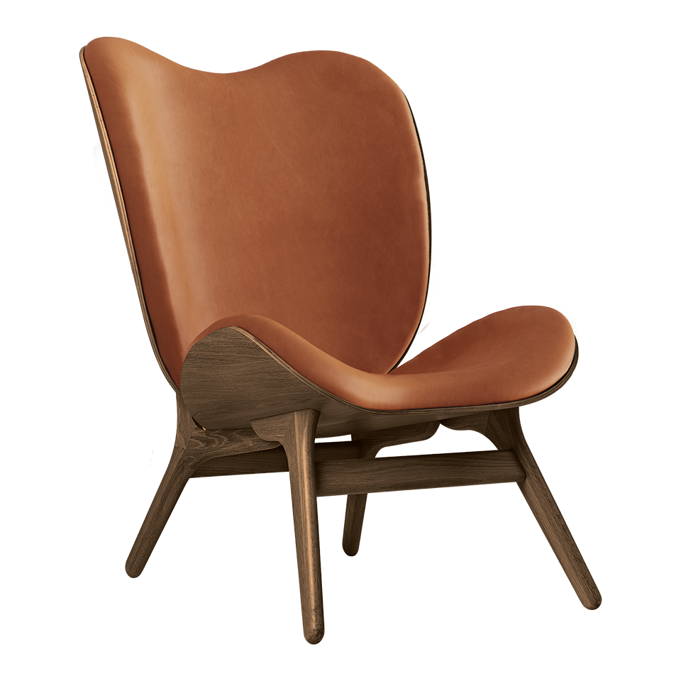 UMAGE A Conversation Piece Lounge Chair, Tall, Dark Oak