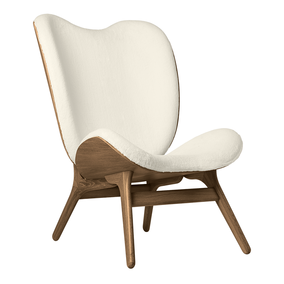 UMAGE A Conversation Piece Lounge Chair, Tall, Dark Oak