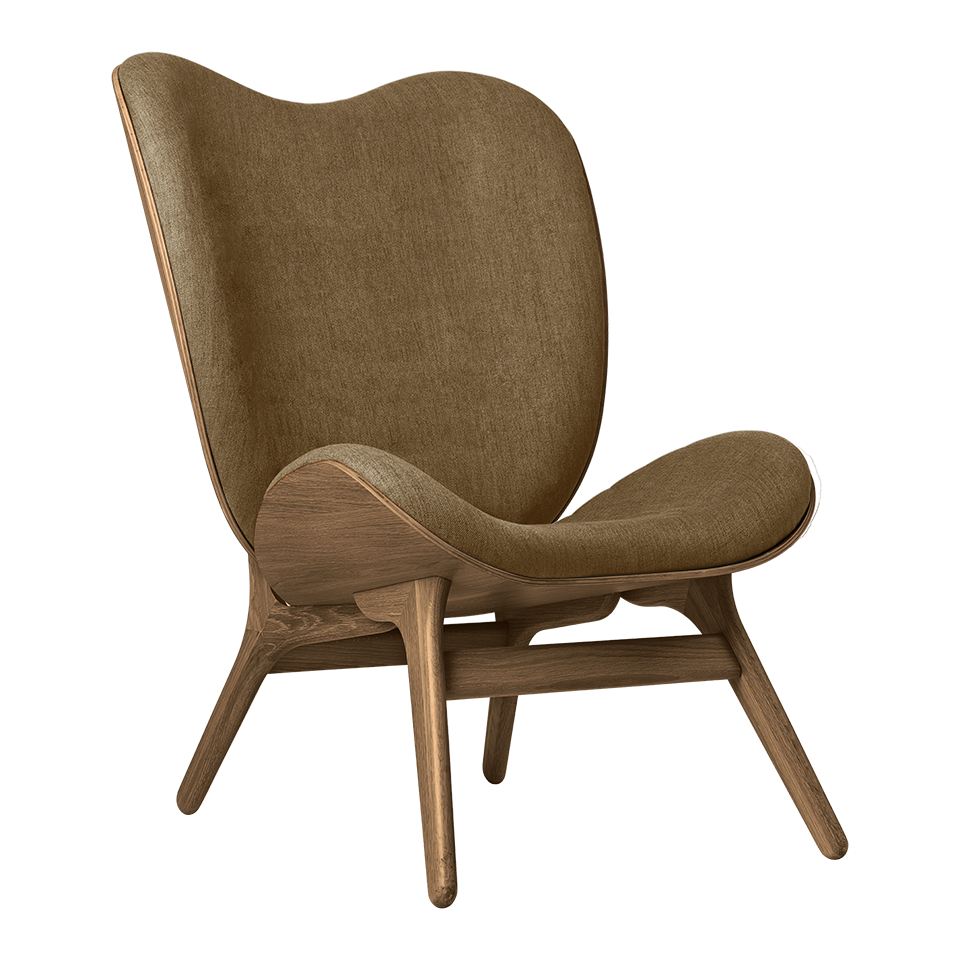 UMAGE A Conversation Piece Lounge Chair, Tall, Dark Oak
