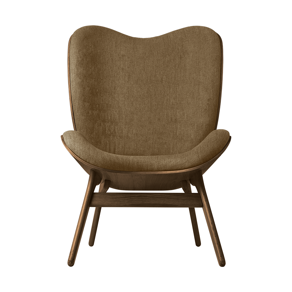 UMAGE A Conversation Piece Lounge Chair, Tall, Dark Oak