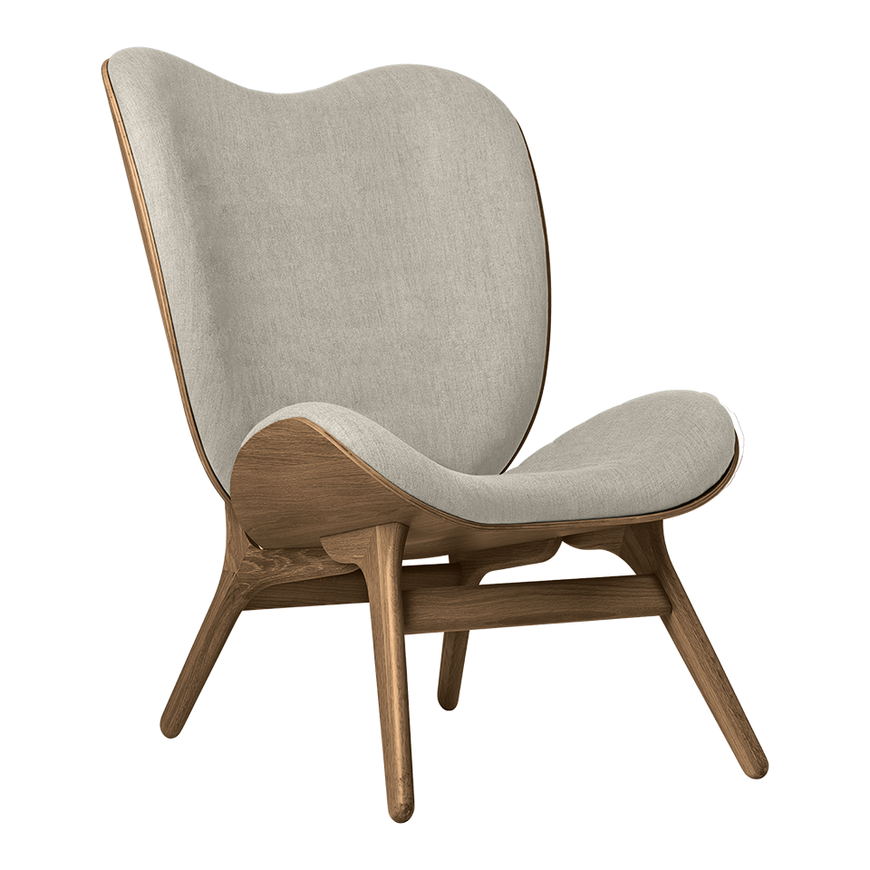 UMAGE A Conversation Piece Lounge Chair, Tall, Dark Oak