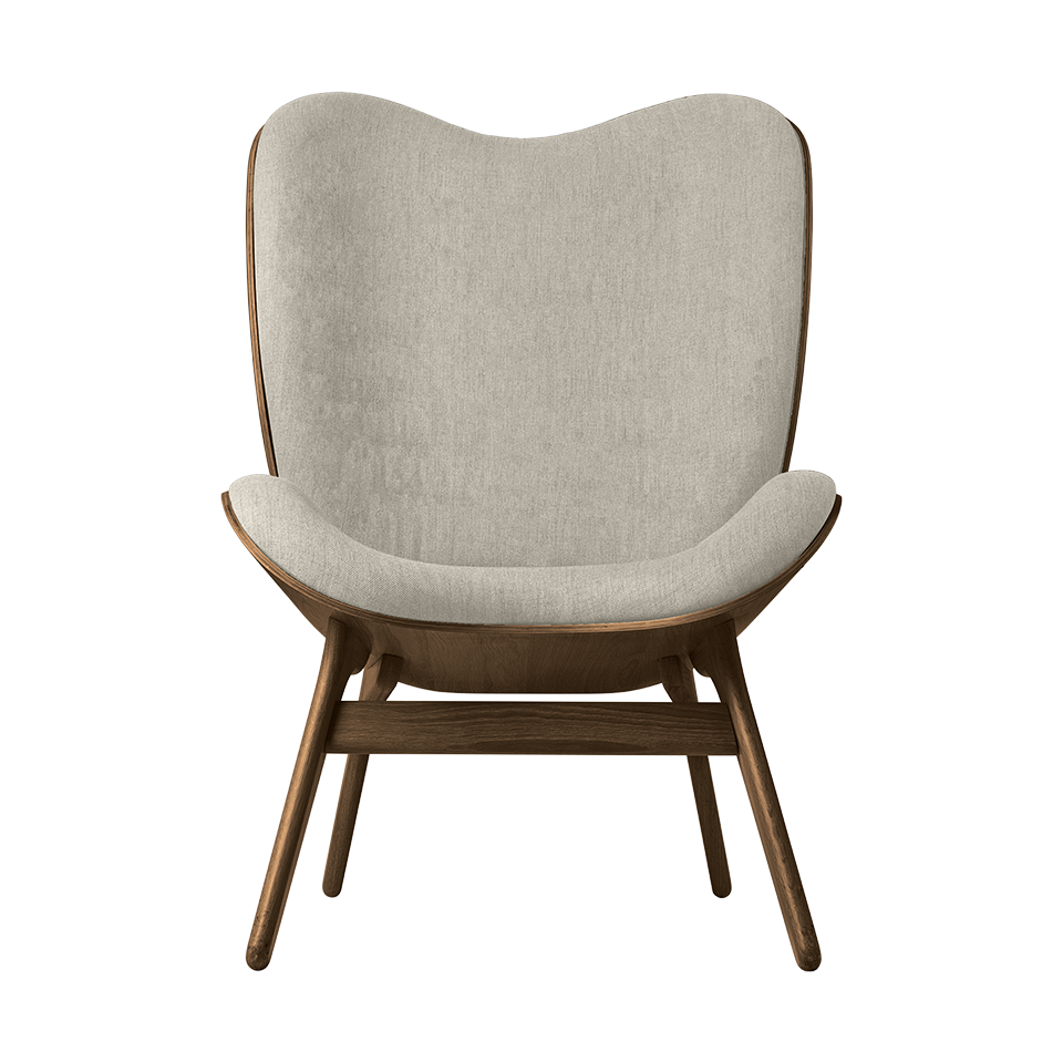 UMAGE A Conversation Piece Lounge Chair, Tall, Dark Oak
