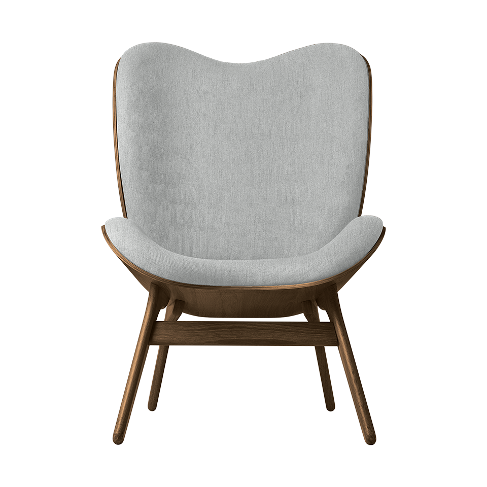 UMAGE A Conversation Piece Lounge Chair, Tall, Dark Oak