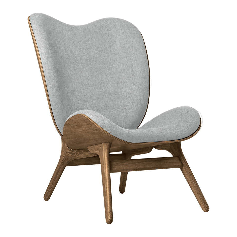 UMAGE A Conversation Piece Lounge Chair, Tall, Dark Oak