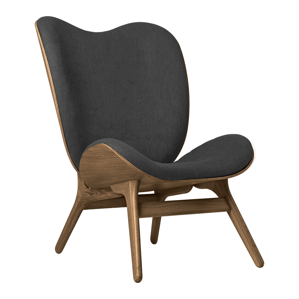 UMAGE A Conversation Piece Lounge Chair, Tall, Dark Oak
