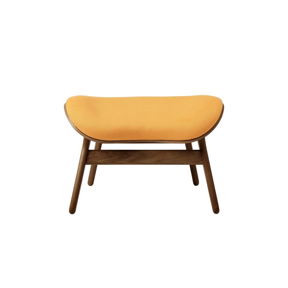 UMAGE A Conversation Piece Ottoman, Dark Oak