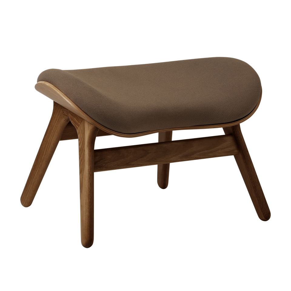UMAGE A Conversation Piece Ottoman, Dark Oak